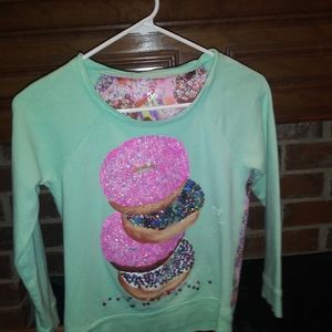 3/4 length sleeve donut shirt